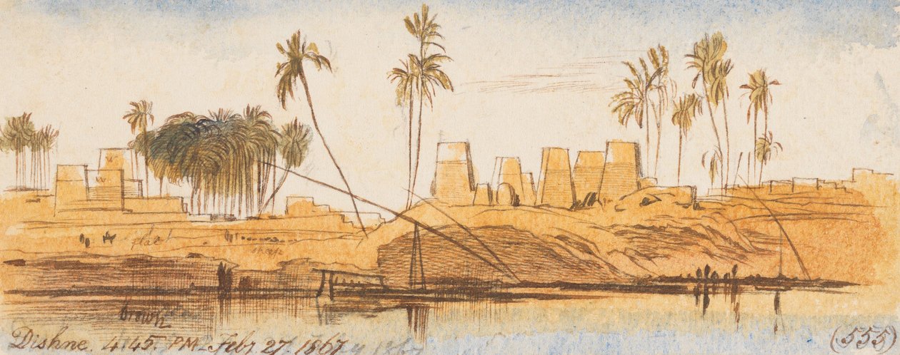 Dishne; kl. 16.45, den 27 februari 1867 (555) av Edward Lear