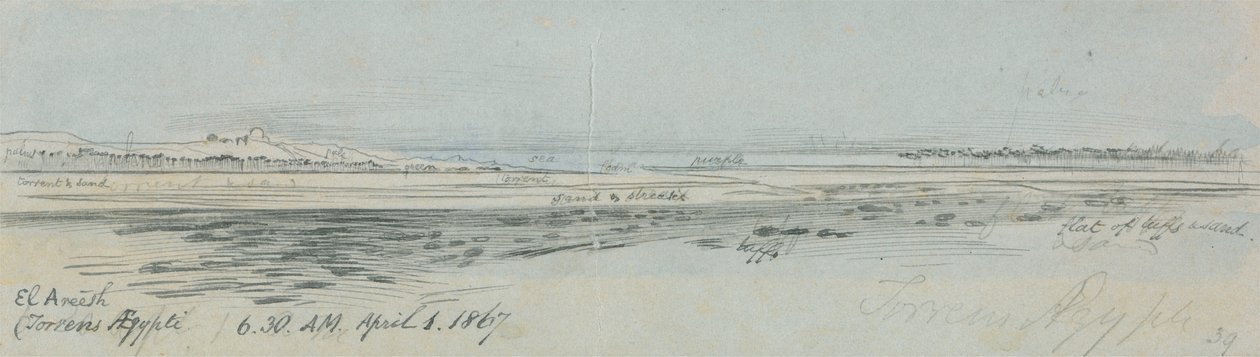 El Areesh (Torrens Aegypti) av Edward Lear