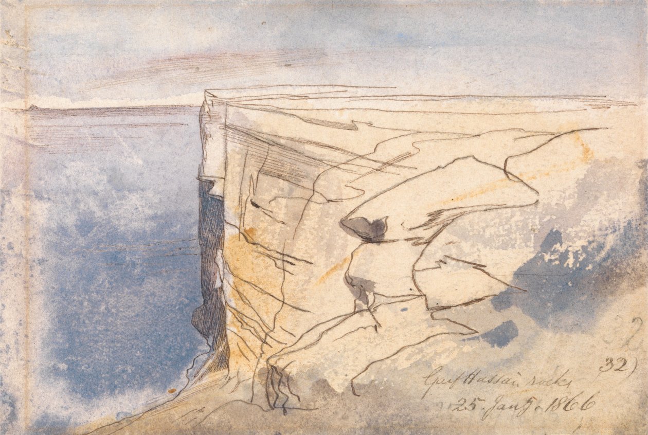 Garf Hassai, Malta av Edward Lear