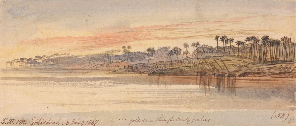 Golosoneh, kl. 17.10, 3 januari 1867 (58) av Edward Lear