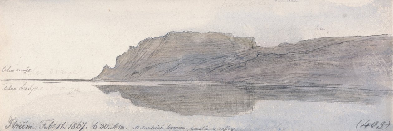 Ibreem, kl. 06.30, 11 februari 1867 (405) av Edward Lear