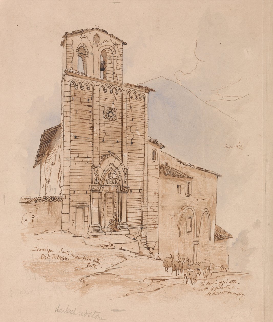 Leonessa, den 3 oktober 1844 av Edward Lear
