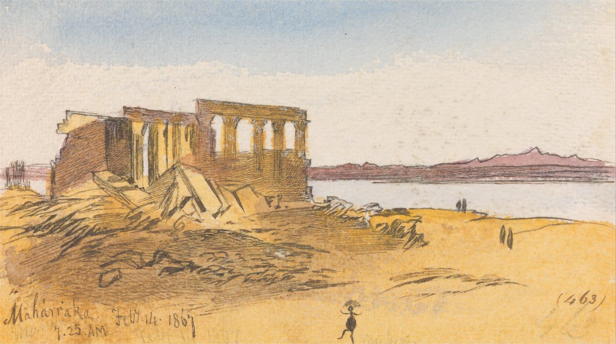 Maharraka, kl. 07.25, 14 februari 1867 (463) av Edward Lear