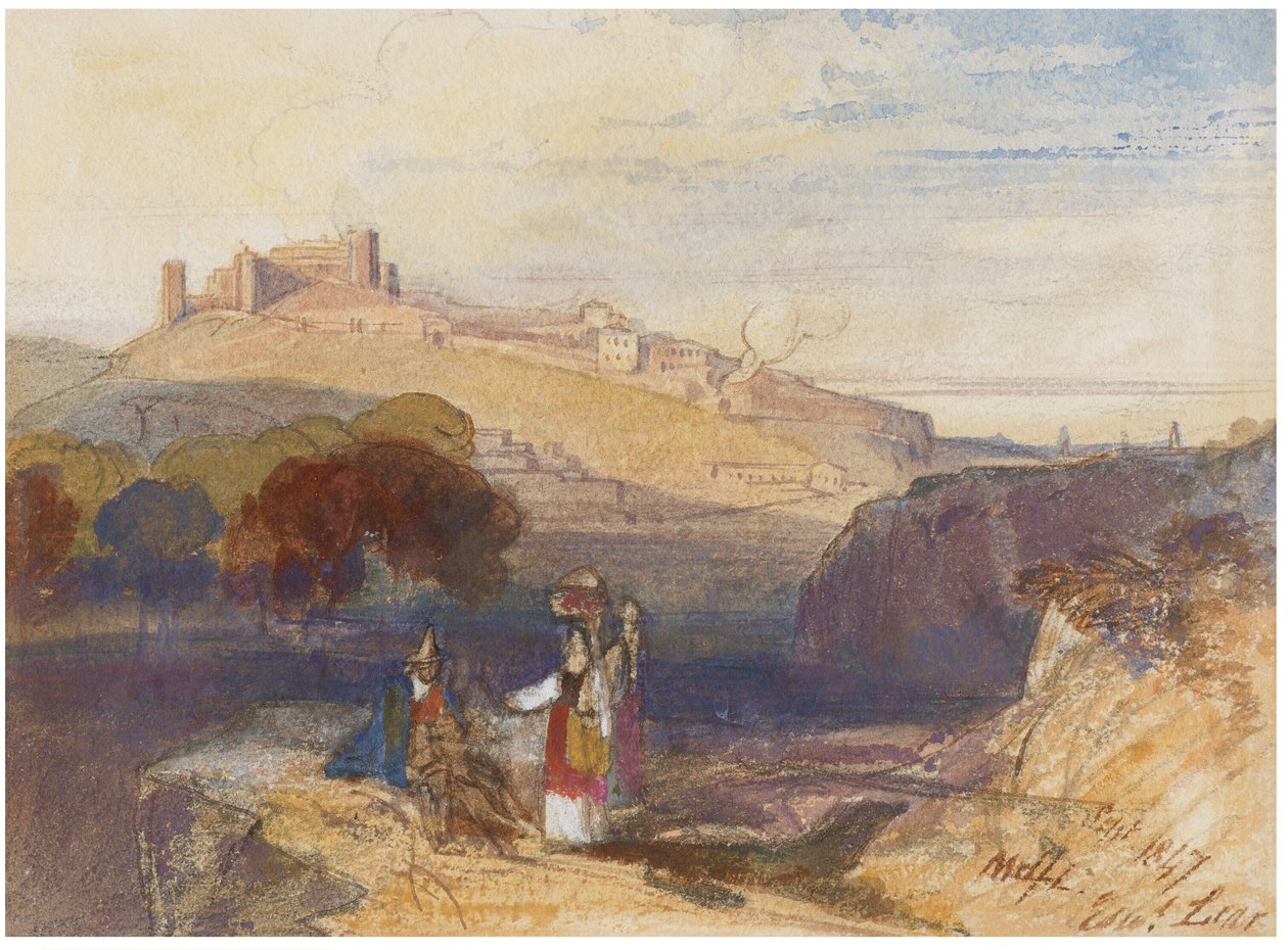 Melfi, Italien av Edward Lear