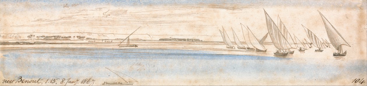 Nära Benout av Edward Lear