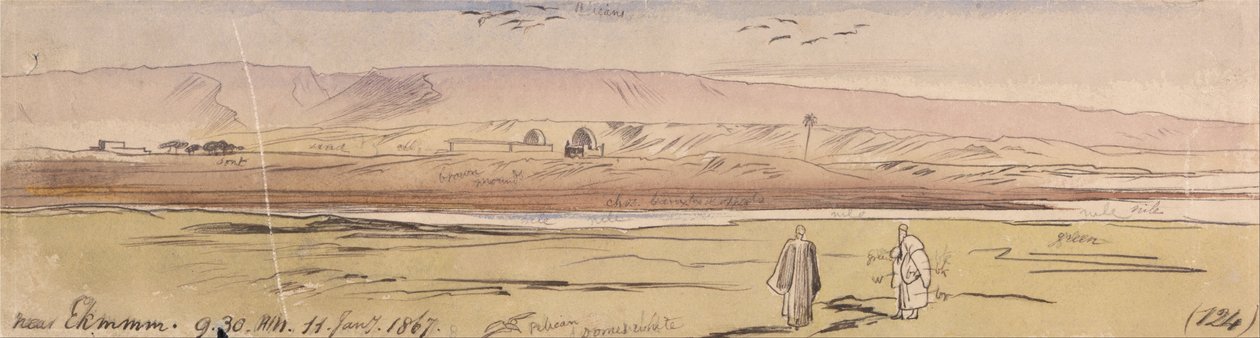 Nära Ekhmim av Edward Lear