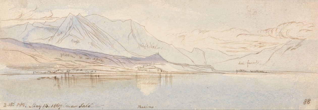 Nära Salo, Maderno av Edward Lear