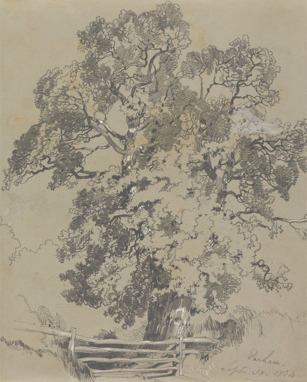 Parham, 30 september 1834 av Edward Lear