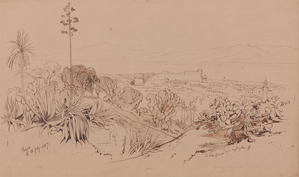 Reggio, den 26 juli 1847 av Edward Lear