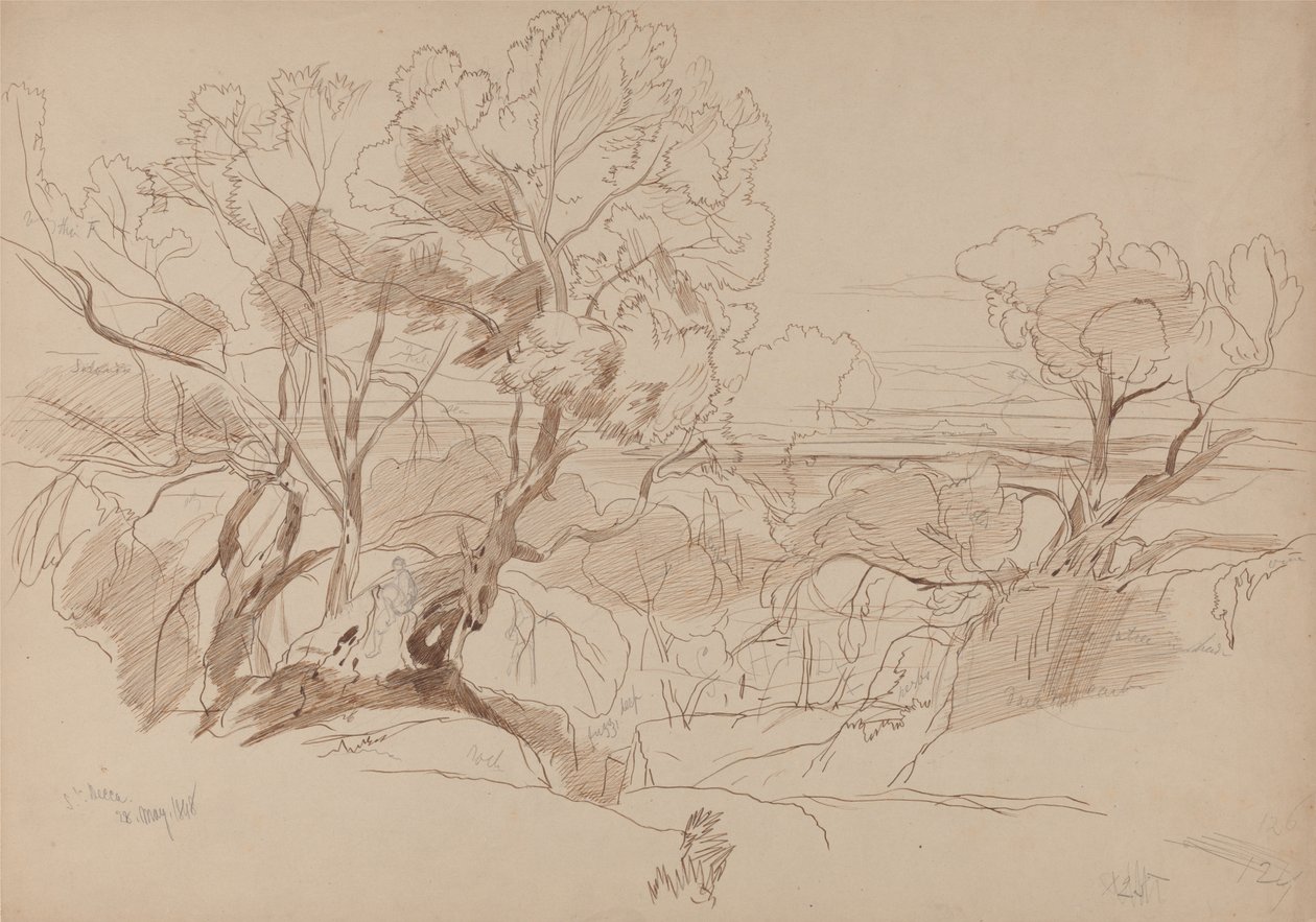 Santa Decca, Korfu, 28 maj 1848 (126) av Edward Lear