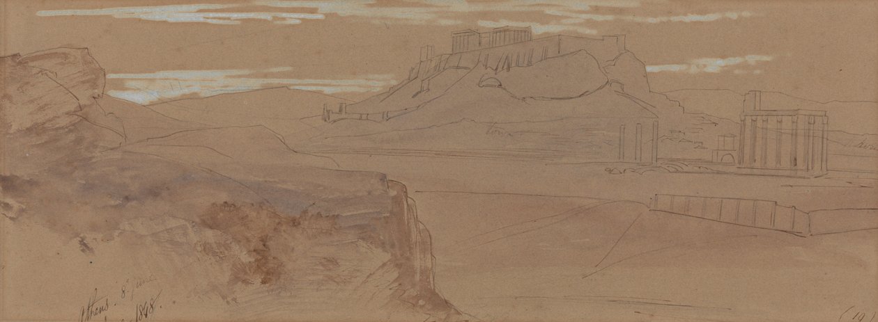 Skisser från Aten av Edward Lear