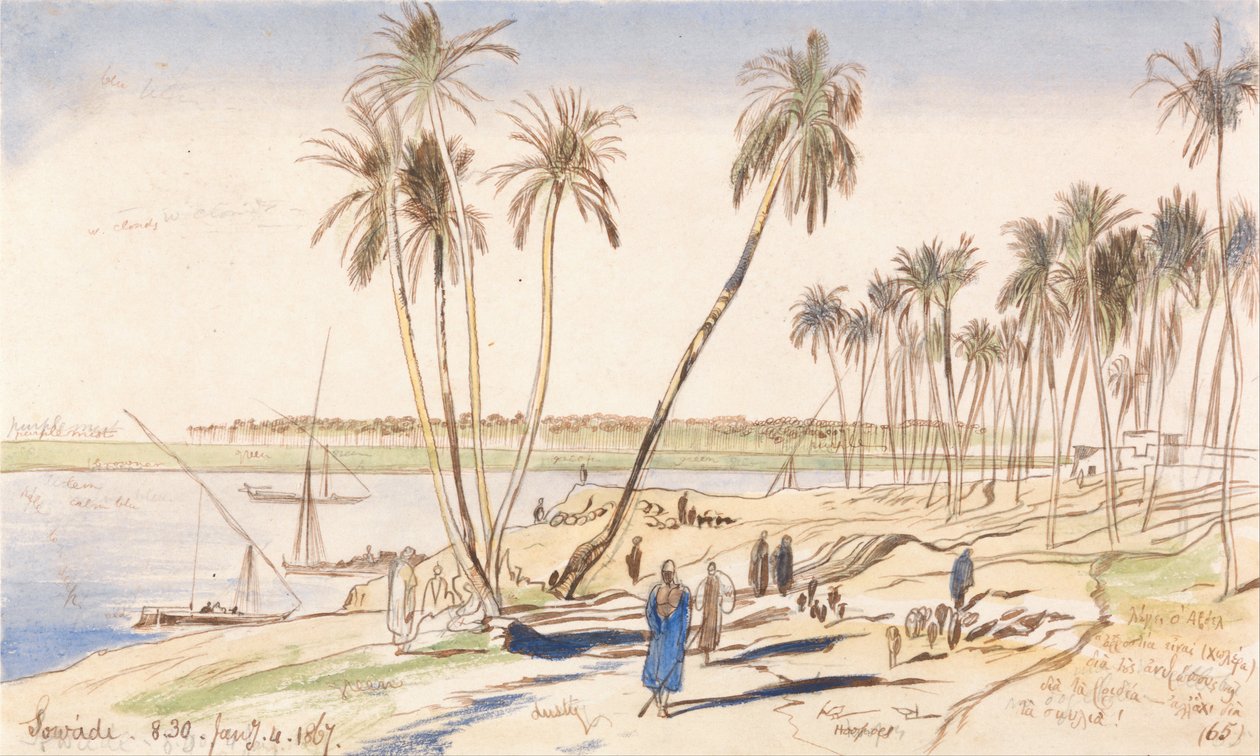 Sowadi, kl. 08.30, 4 januari 1867 (65) av Edward Lear
