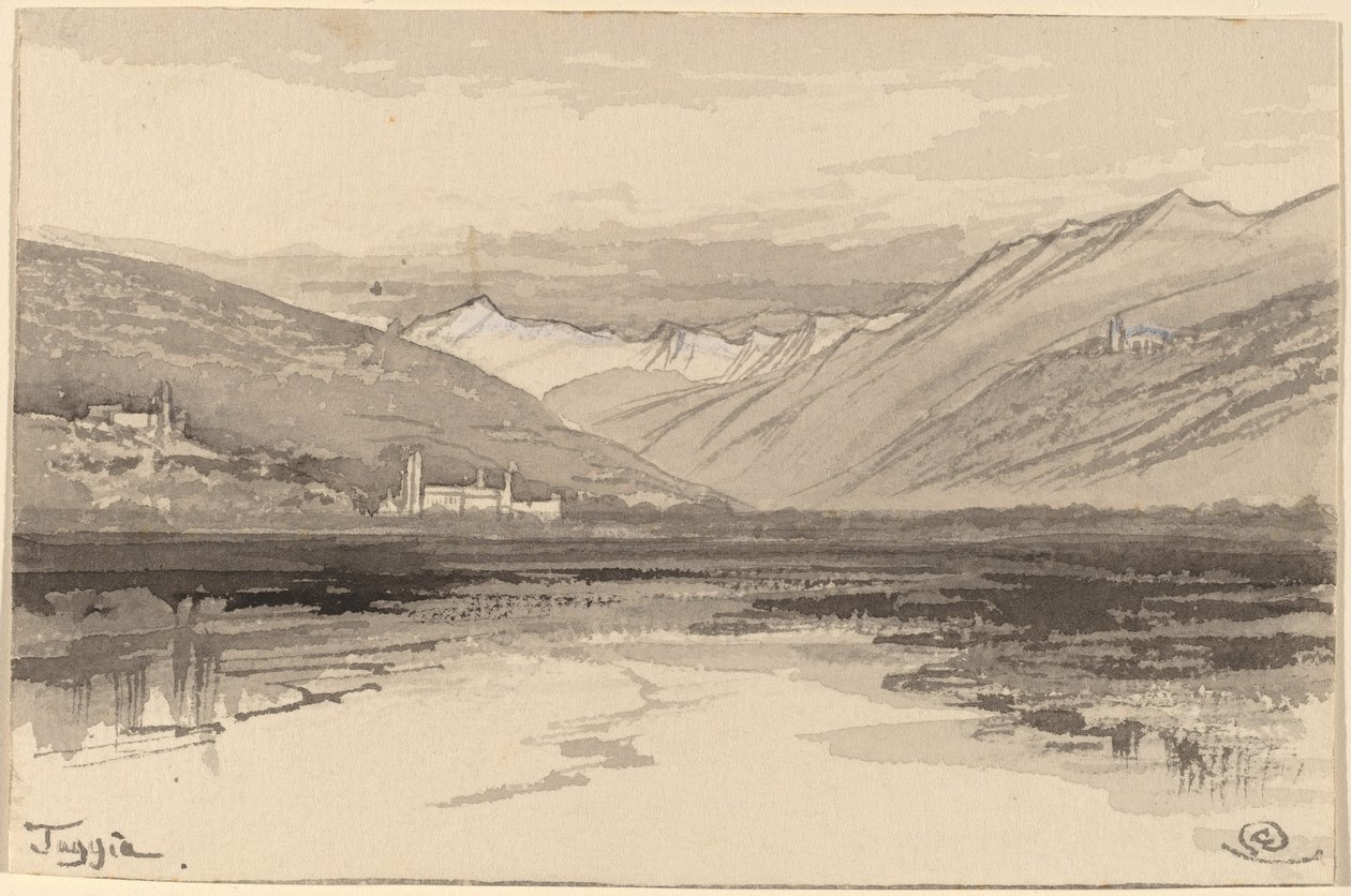 Taggia, 18841885. av Edward Lear