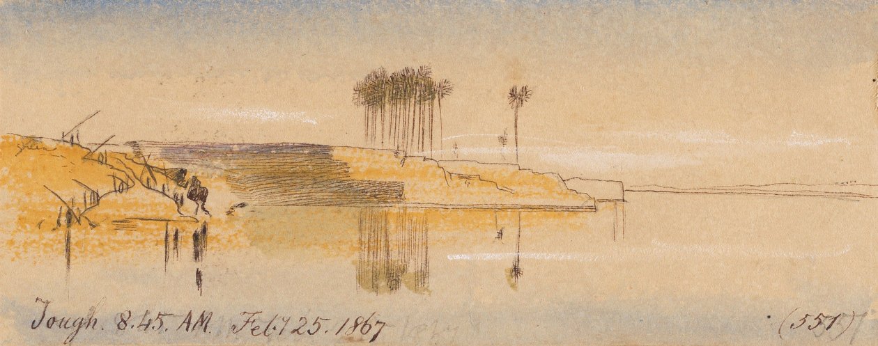 Tufft; kl. 08.45, den 25 februari 1867 (551) av Edward Lear