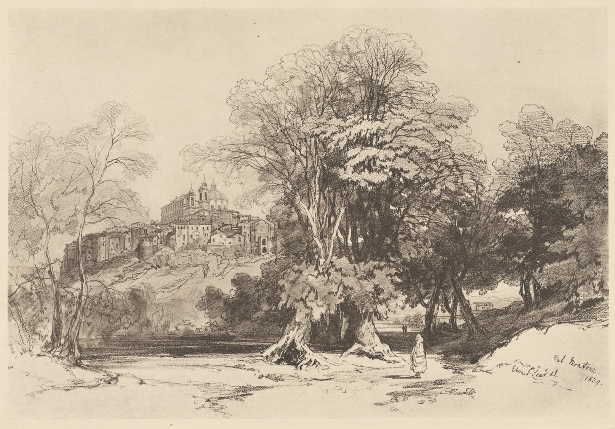 Montone-dalen av Edward Lear