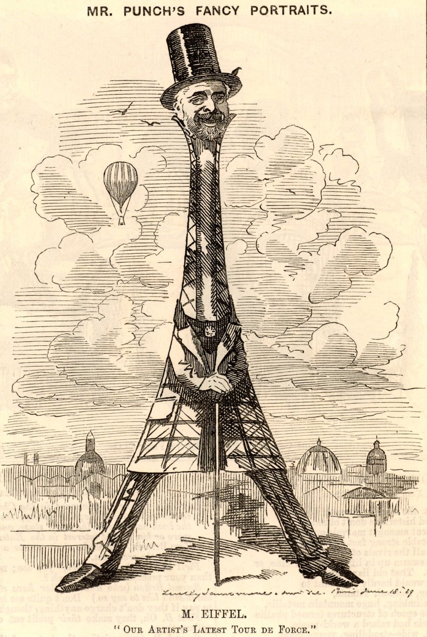 "(Alexandre) Gustave Eiffel (1832-1923) Fransk civilingenjör av Edward Linley Sambourne