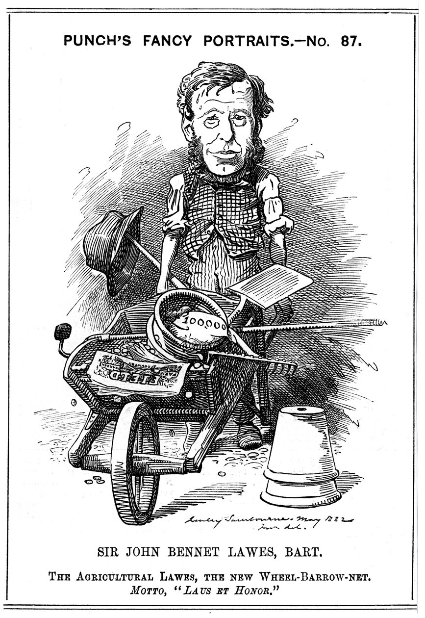 John Bennett Lawes, engelsk jordbrukare, 1882. av Edward Linley Sambourne
