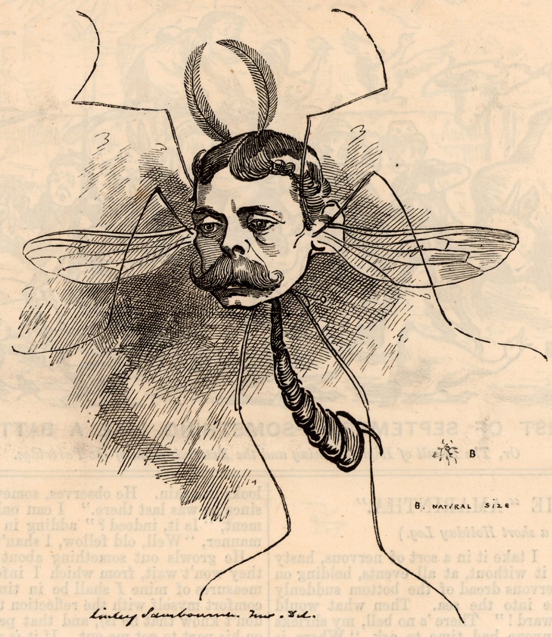 Lord Randolph Henry Spencer Churchill (1849-1895) av Edward Linley Sambourne