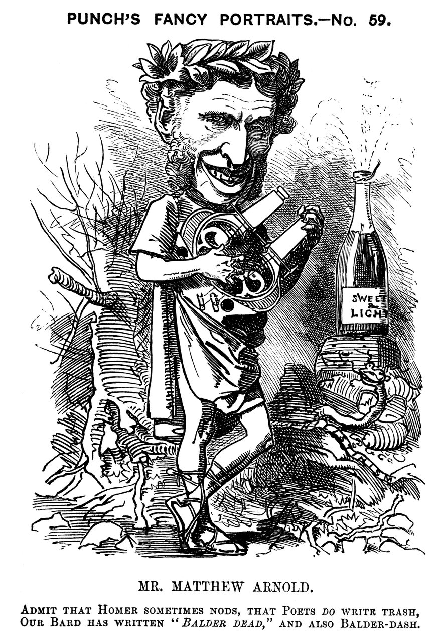 Matthew Arnold 1822-1888, brittisk poet, kritiker och pedagog, 1881 av Edward Linley Sambourne