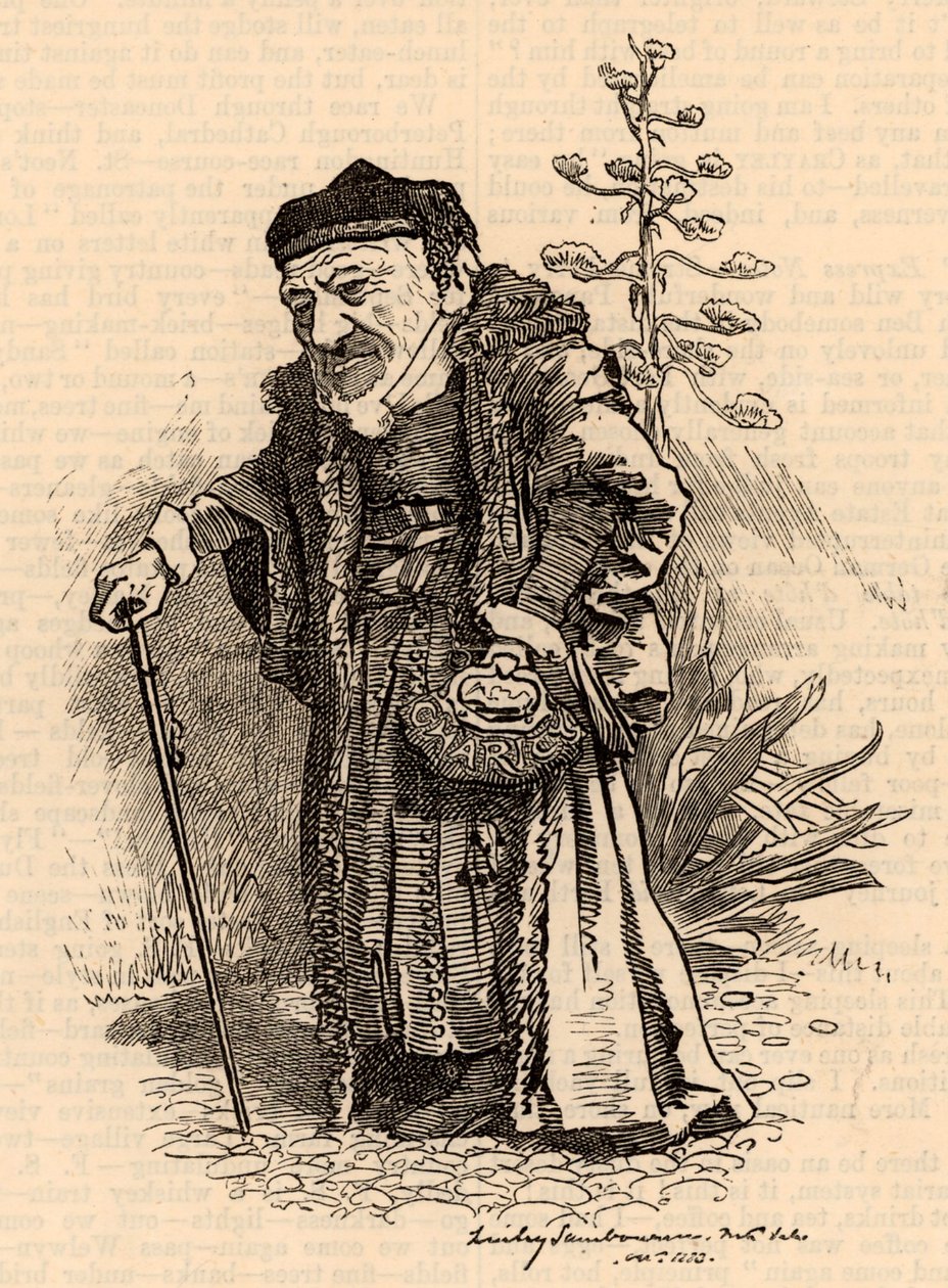 Moses Montefiore (1784-1885) av Edward Linley Sambourne