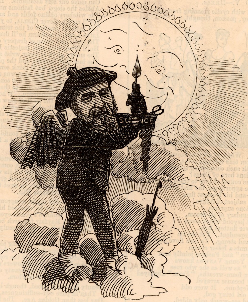 Porträtt av Joseph Norman Lockyer av Edward Linley Sambourne