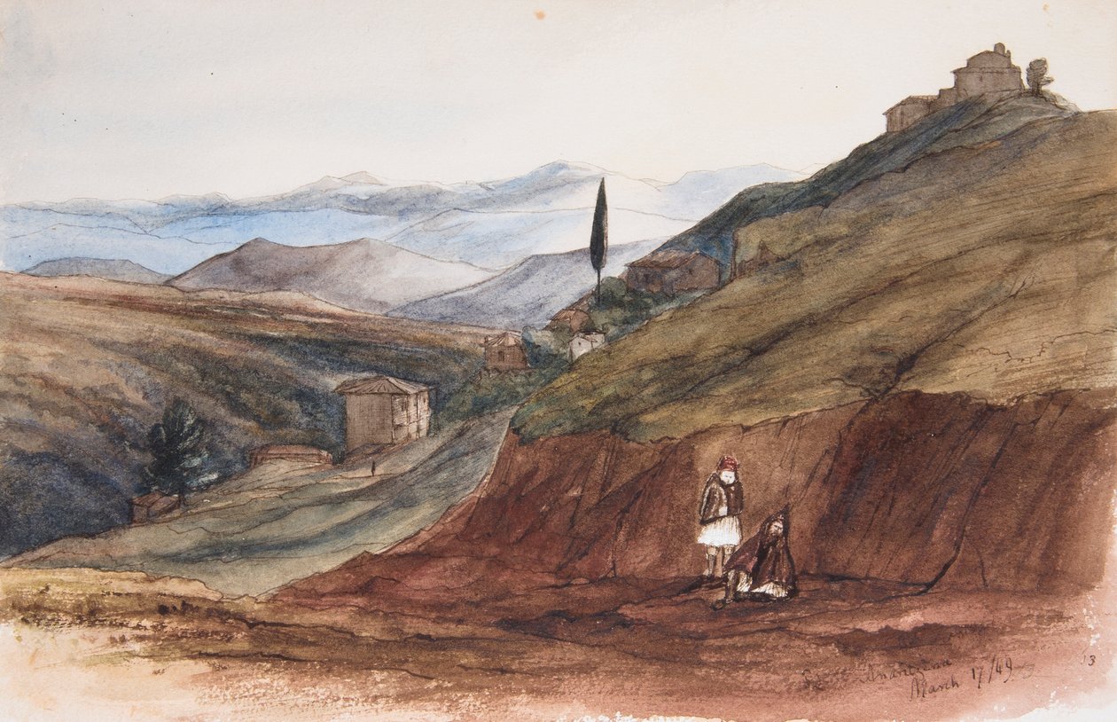 Andritzena av Edward & Lushington Franklin (1823 1901) Lear