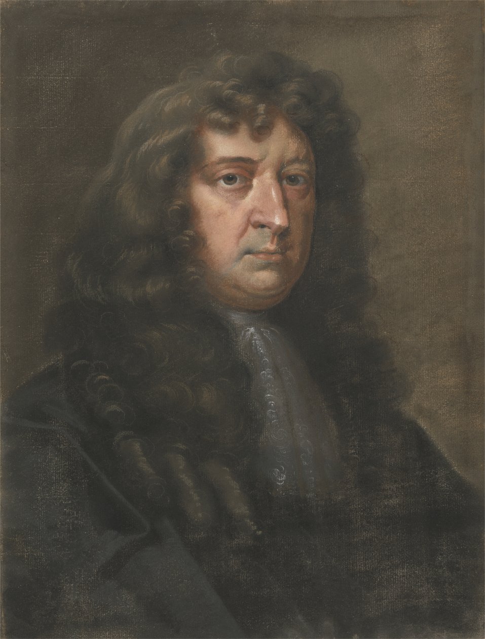 Samuel Butler (1612-80), författaren till Hudibras (pastellfärgad på papper) av Edward Lutterell