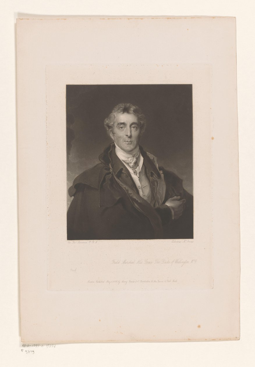 Porträtt av Arthur Wellesley Fältmarskalk His Grace The Duke of Wellington (titel på objekt) av Edward McInnes