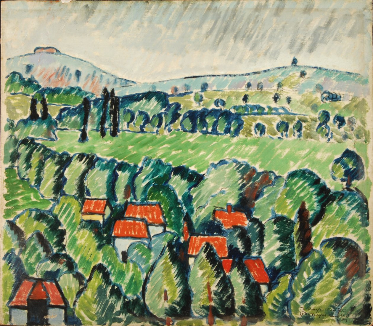 Berkshire Landscape av Edward McKnight Kauffer