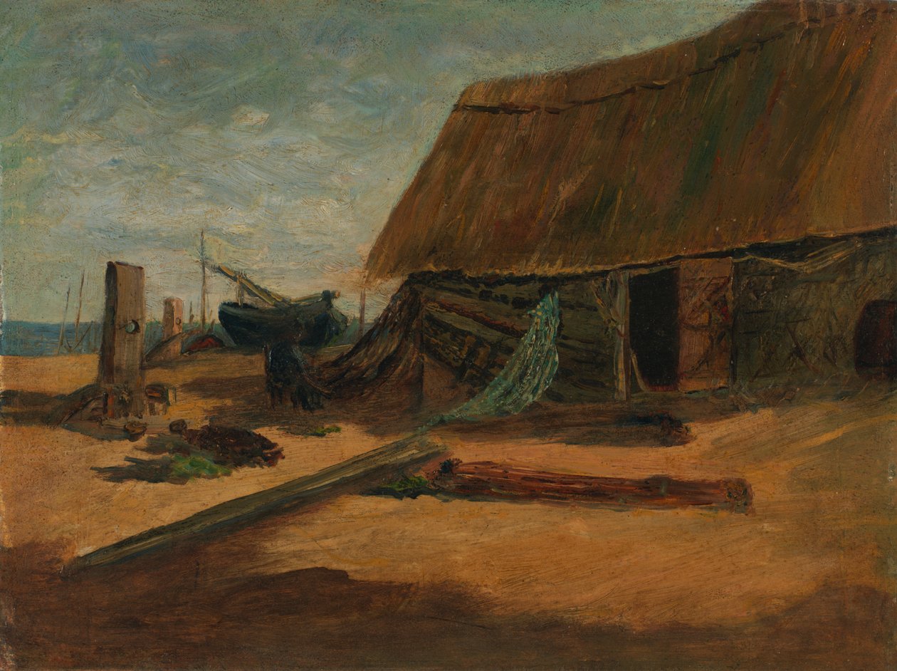 Fiskebodar av Edward Mitchell Bannister