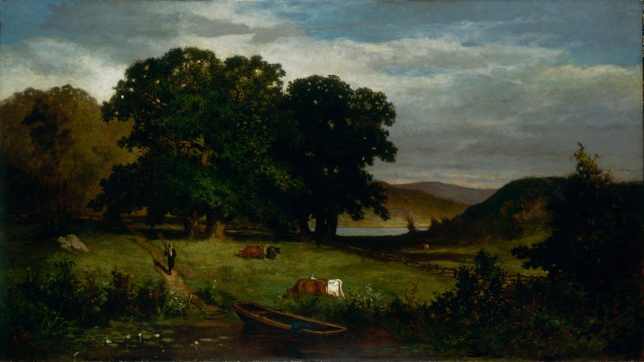 Ek träd av Edward Mitchell Bannister