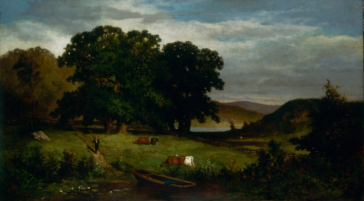 Ekar, 1876. av Edward Mitchell Bannister