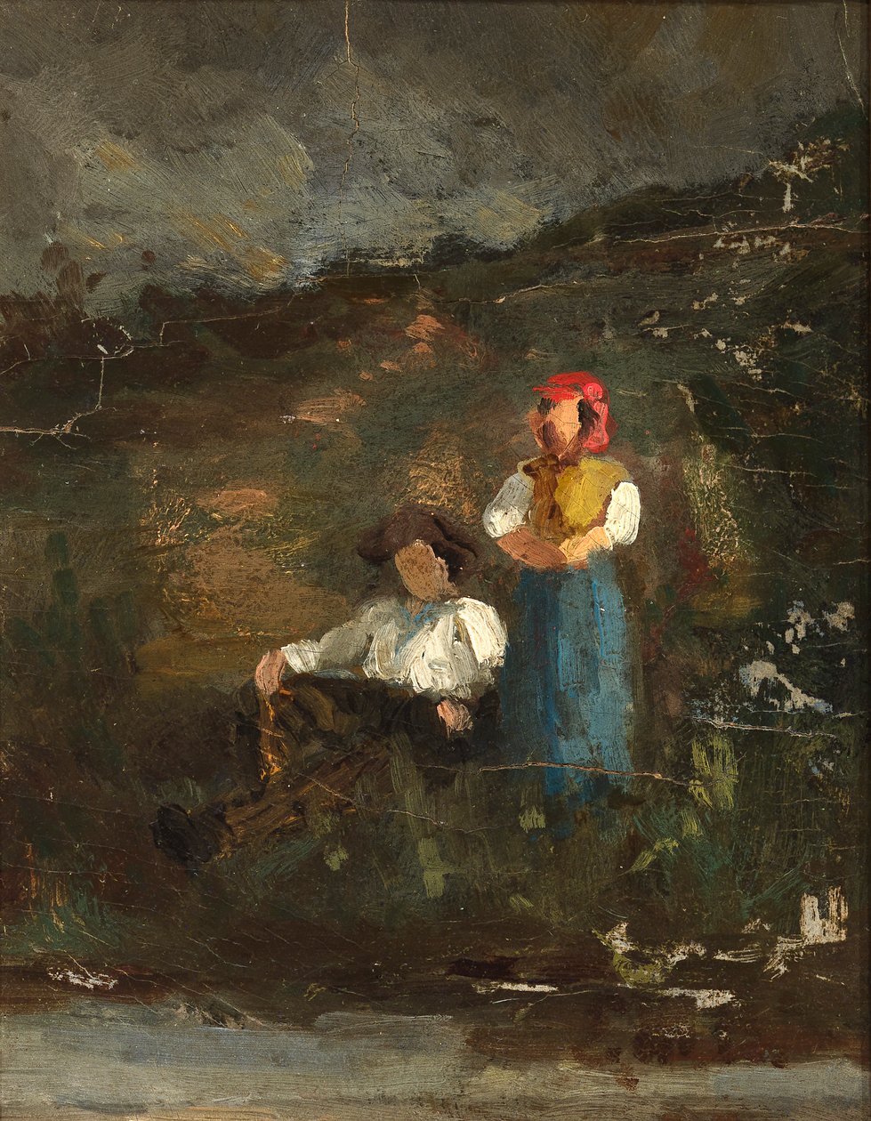 Repose, n.d. av Edward Mitchell Bannister