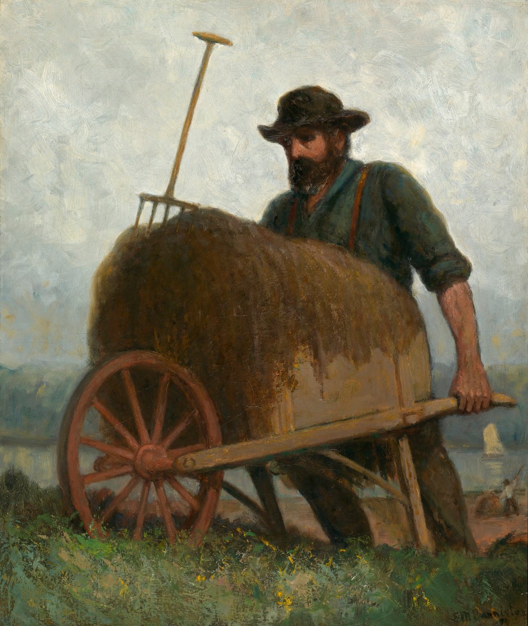 Insamlare av sjögräs av Edward Mitchell Bannister