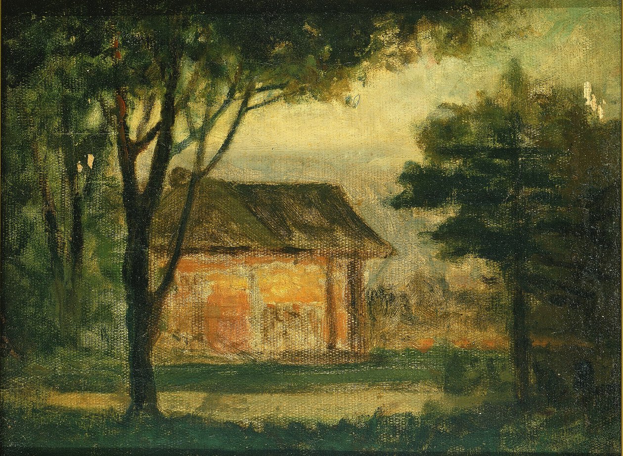 Den gamla hembygdsgården av Edward Mitchell Bannister