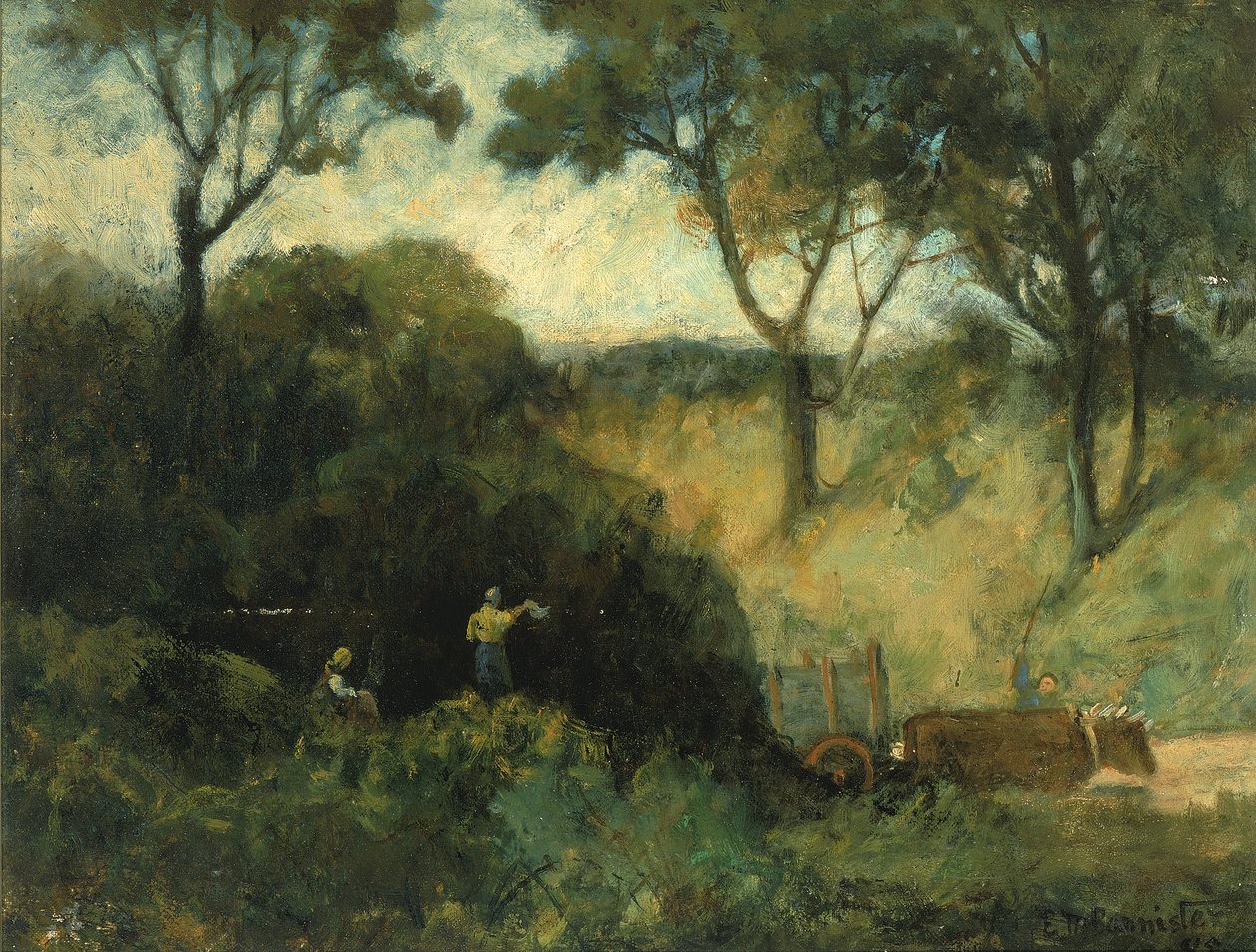 Hälsningen, 1895. av Edward Mitchell Bannister