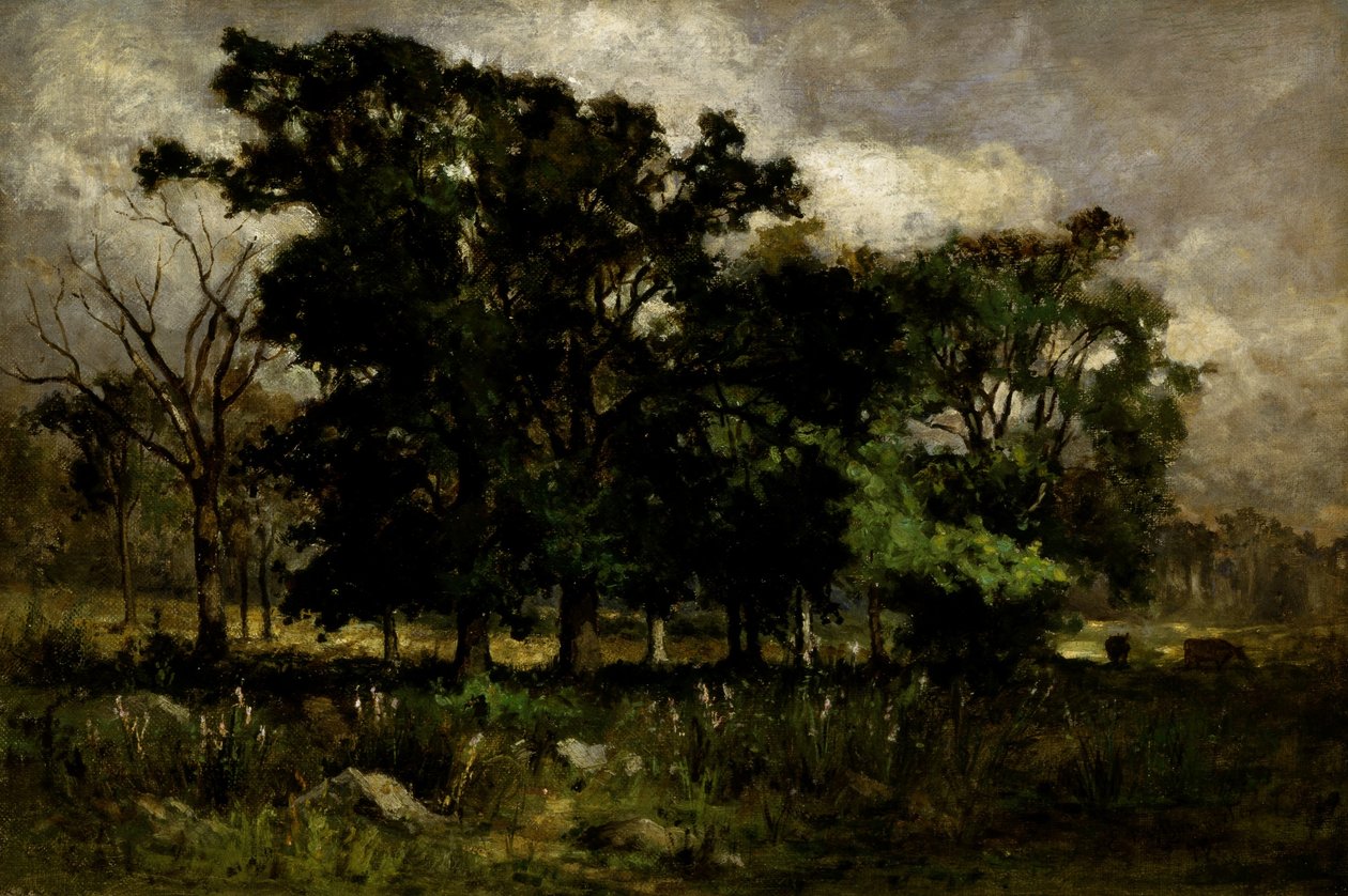 Trädlandskap av Edward Mitchell Bannister