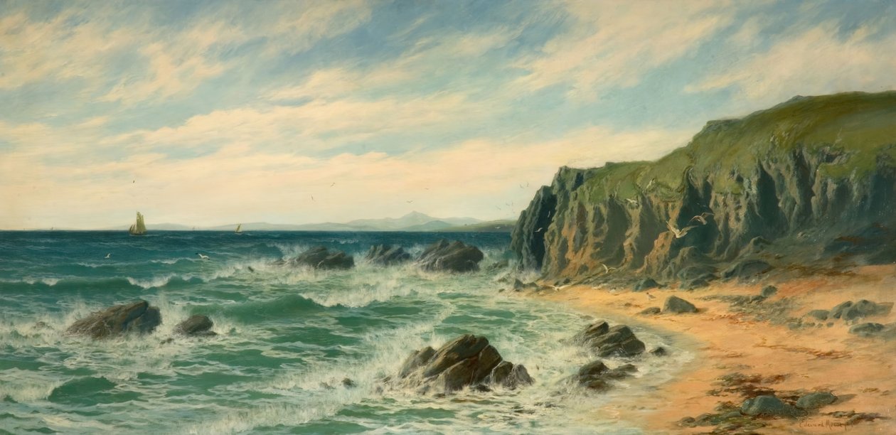Kustscen, 1887. av Edward Moore