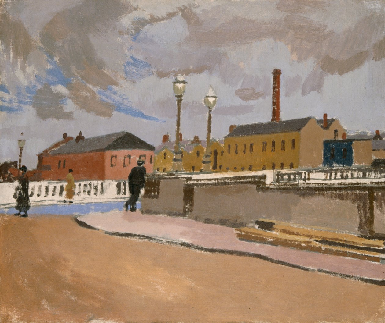 "Street in Cork", 1923-1943 av Edward Morland Lewis
