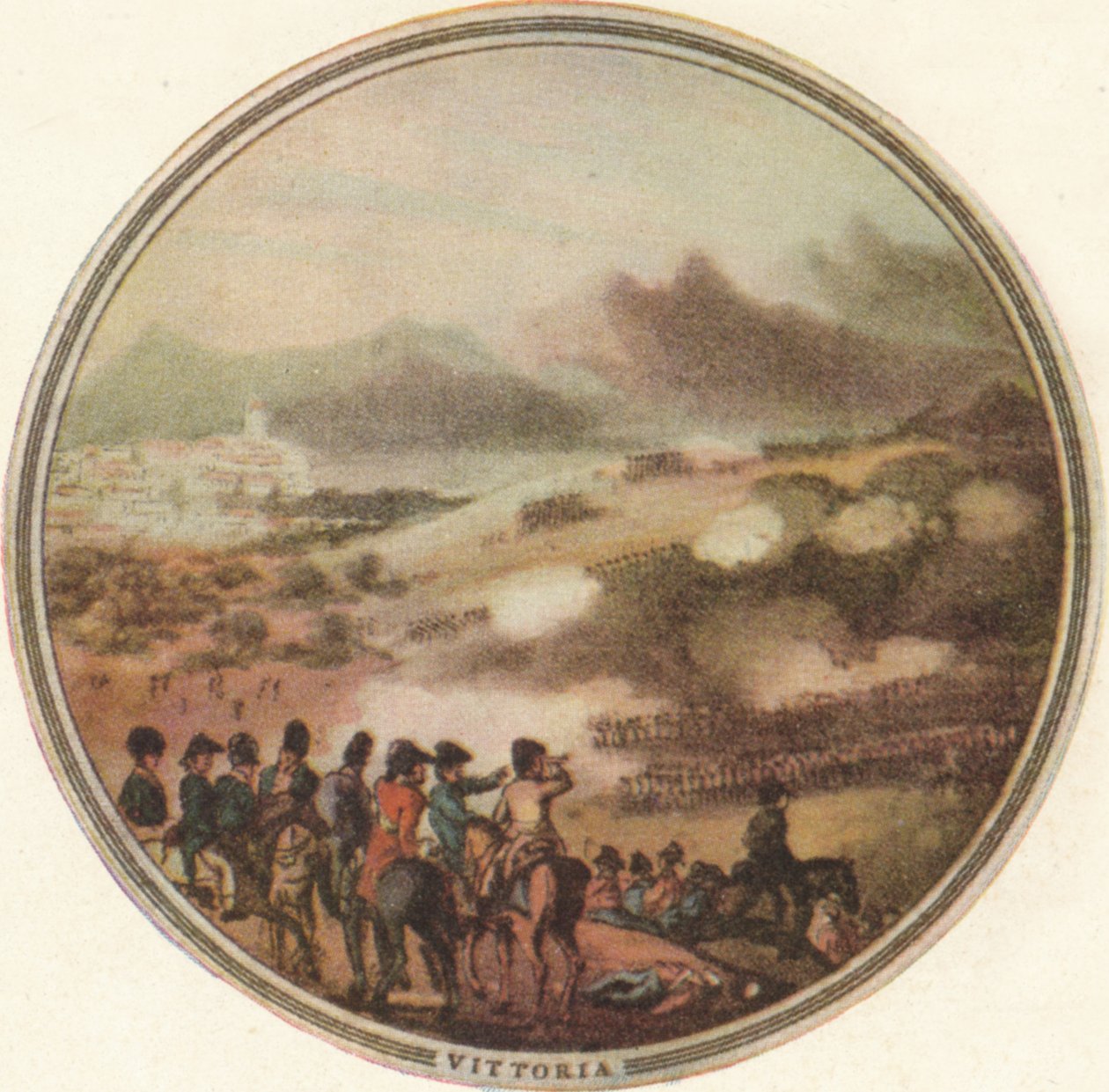 Slaget vid Vittoria, 1815 1910 av Edward Orme