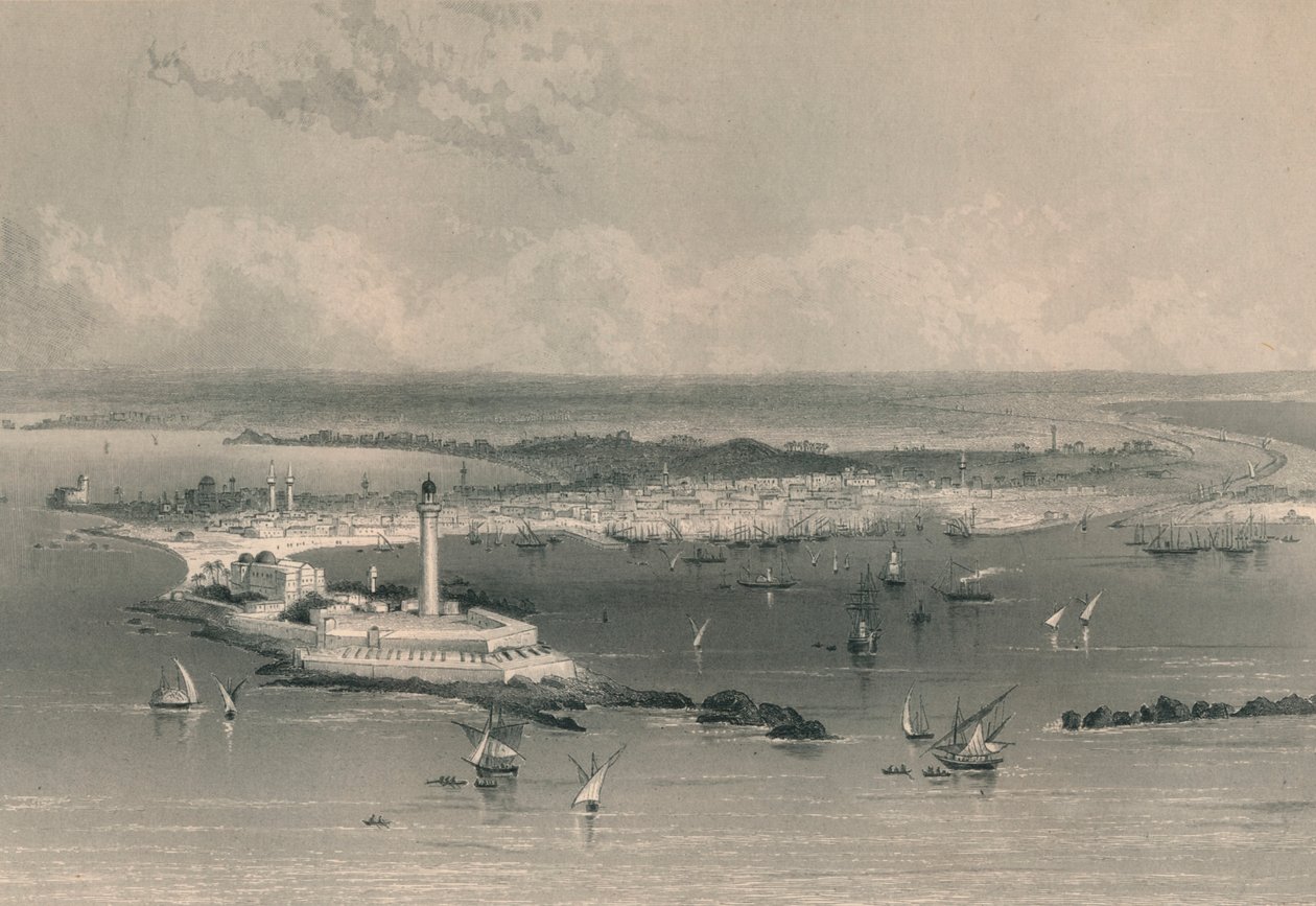 Alexandria, mitten av slutet av 1800-talet. av Edward Paxman Brandard