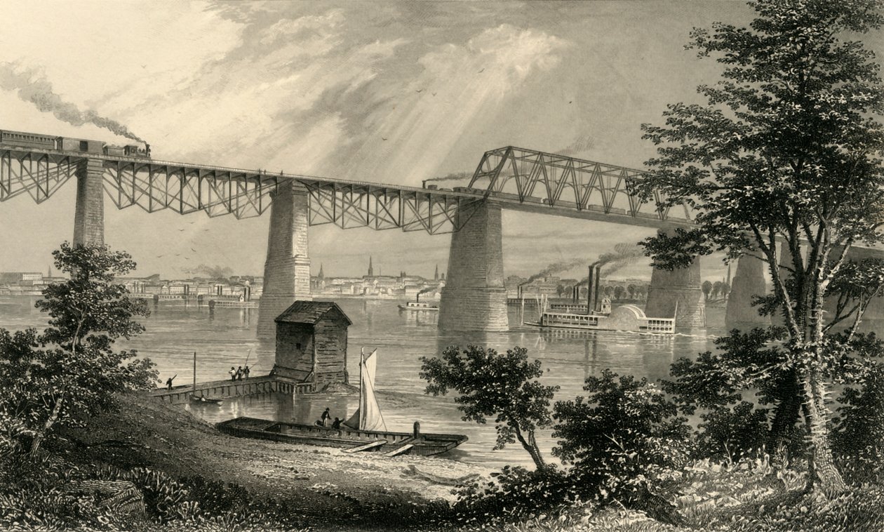 "Staden Louisville", 1874. av Edward Paxman Brandard
