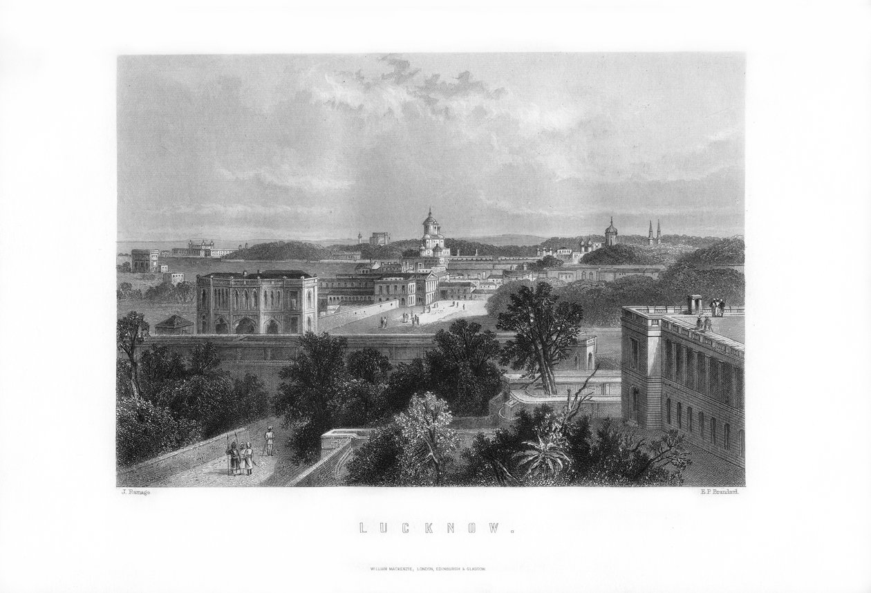 Lucknow, Indien, 1893. av Edward Paxman Brandard