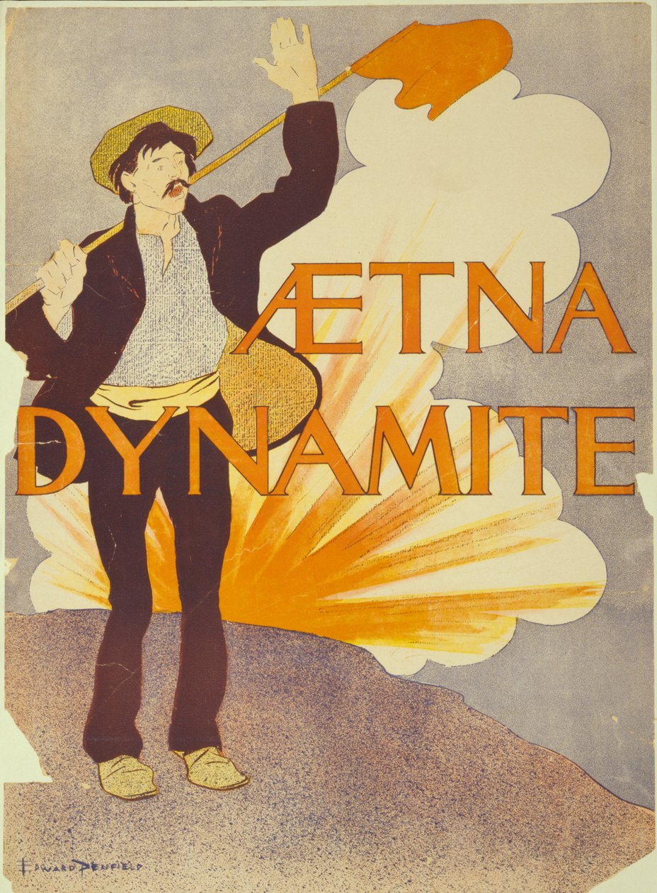 Aetna dynamit, 1895 av Edward Penfield