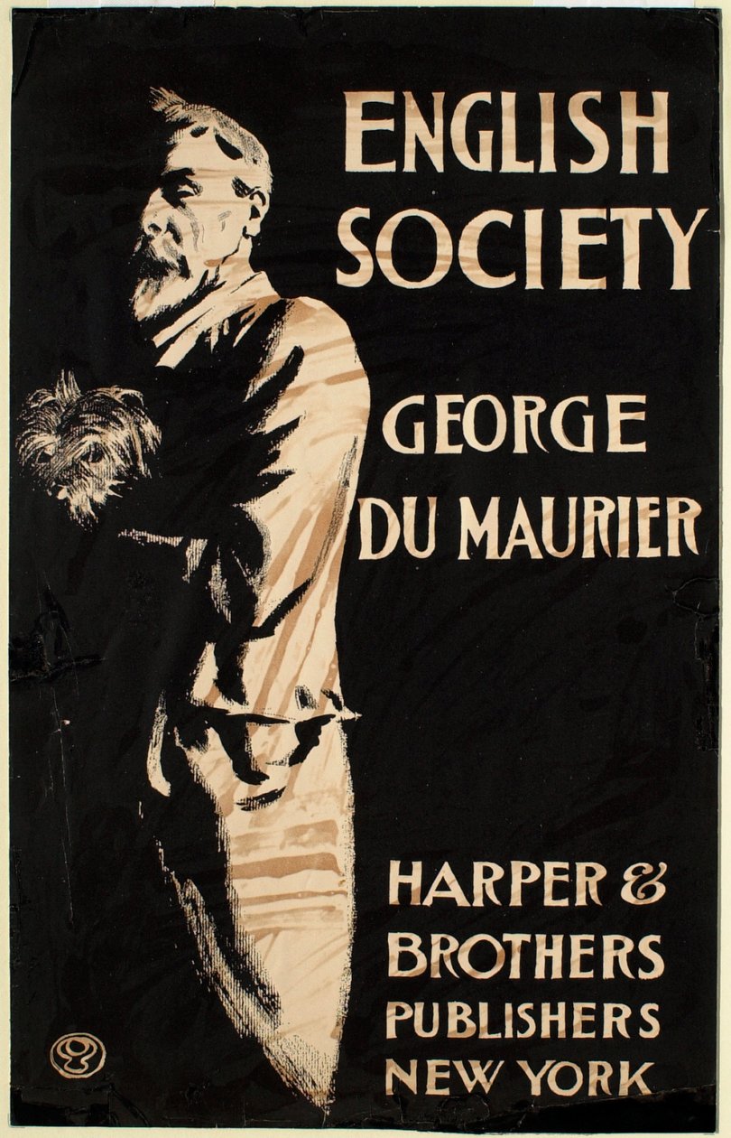 Engelskt sällskapsliv, av George du Maurier, Harper & Brothers, förlag av Edward Penfield