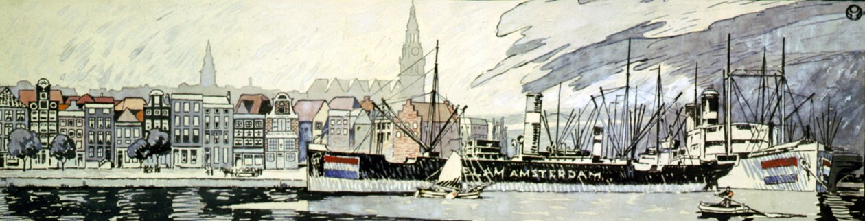 Holland och hennes skepp av Edward Penfield