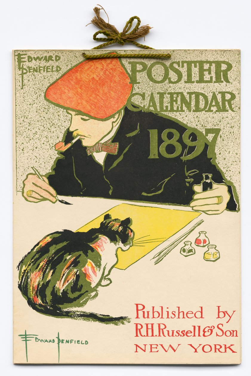 Kalenderplakat 1897 av Edward Penfield