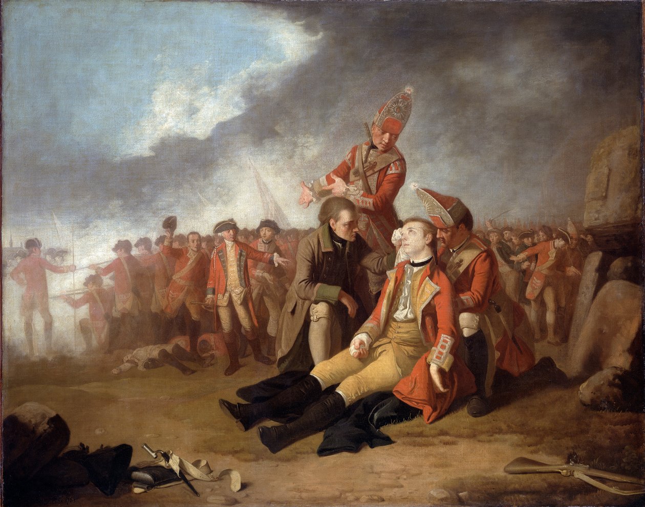 General Wolfes död, 1763 av Edward Penny