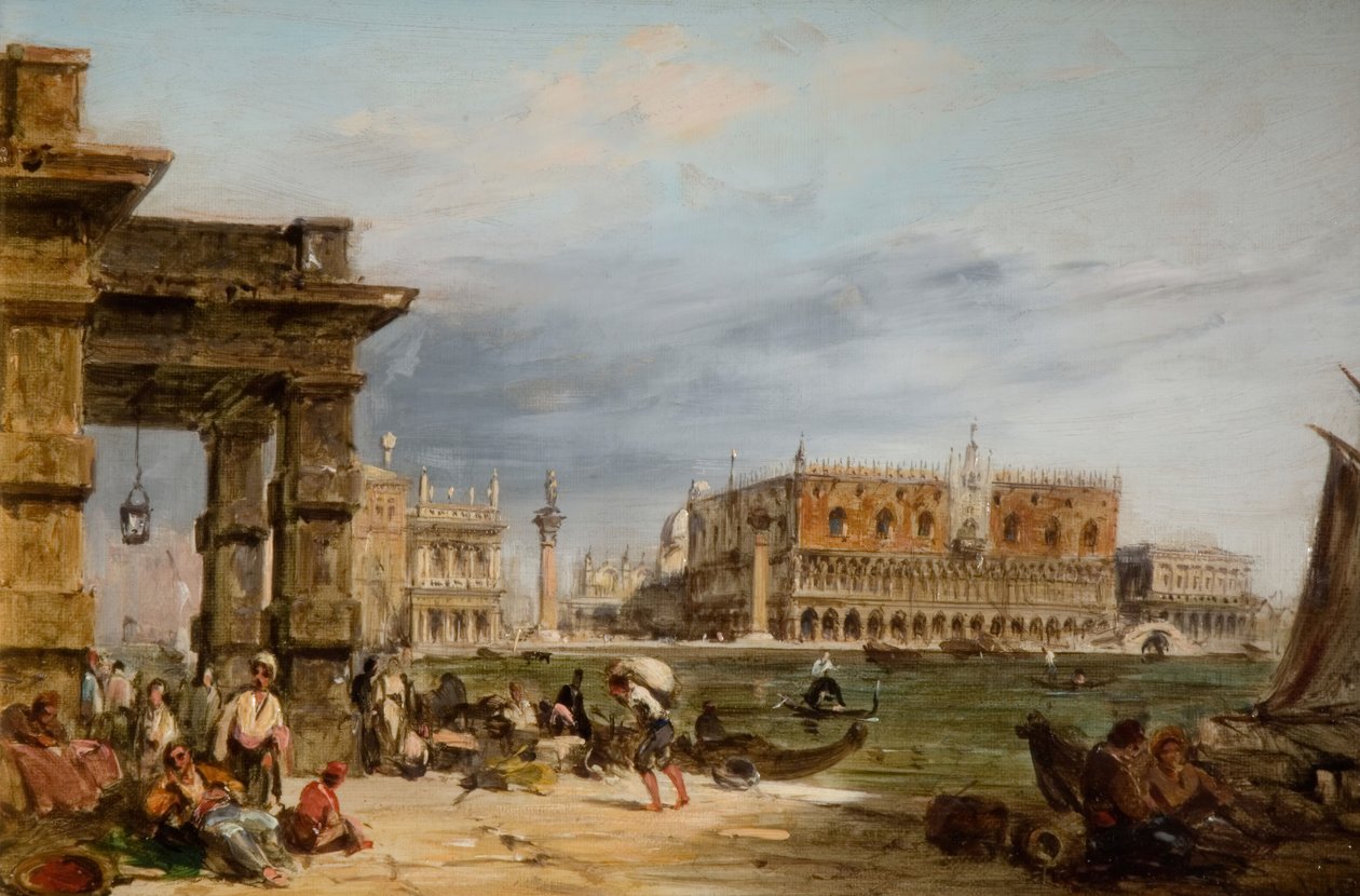 Rialto, Venedig, 1864. av Edward Pritchett