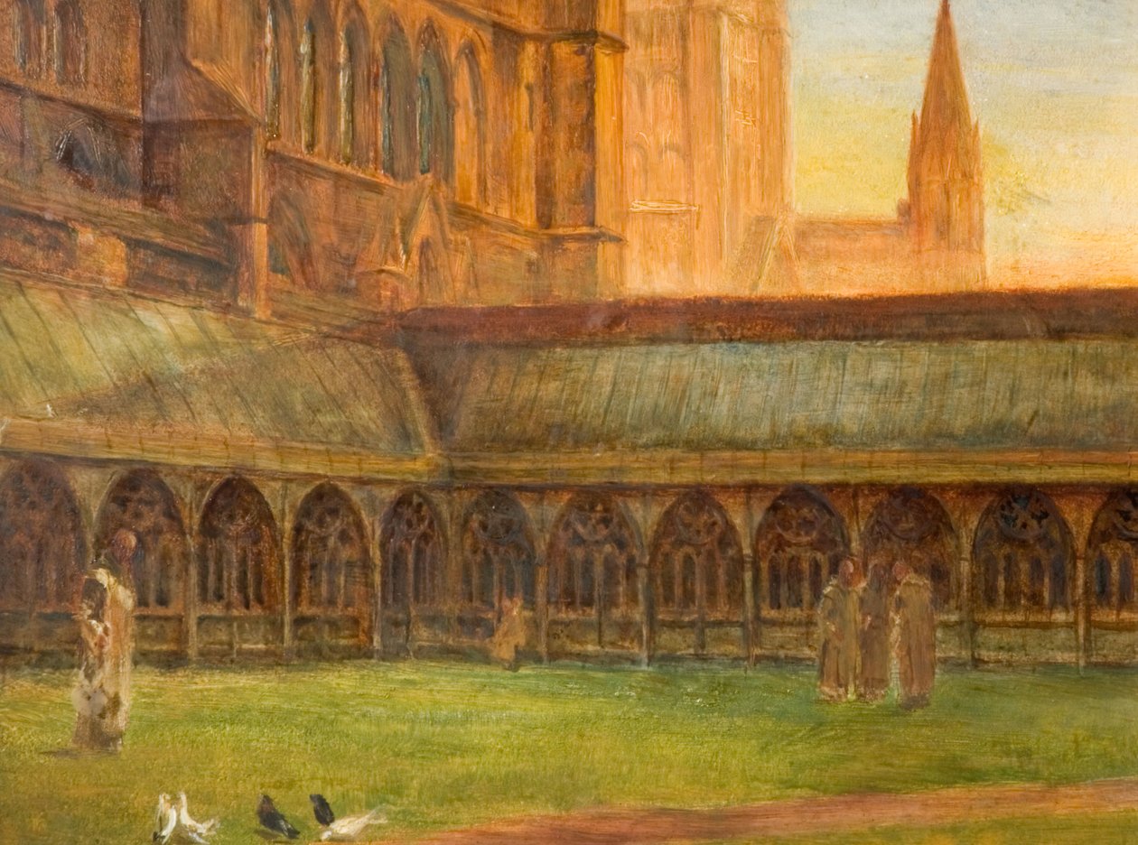 Lincoln Cathedral - The Cloisters, 1880. av Edward R Taylor